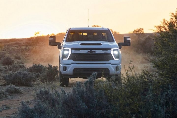 Front-end view of the 2024 Chevy Silverado HD for Australia.