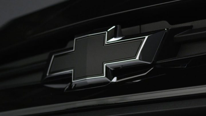 Black Chevrolet Bow Tie grille logo.