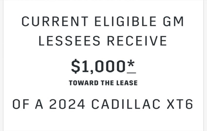 Cadillac XT6 Discount Offers Up To 1 500 Off January 2024   Cadillac XT6 Incentive January 2024 850x541 