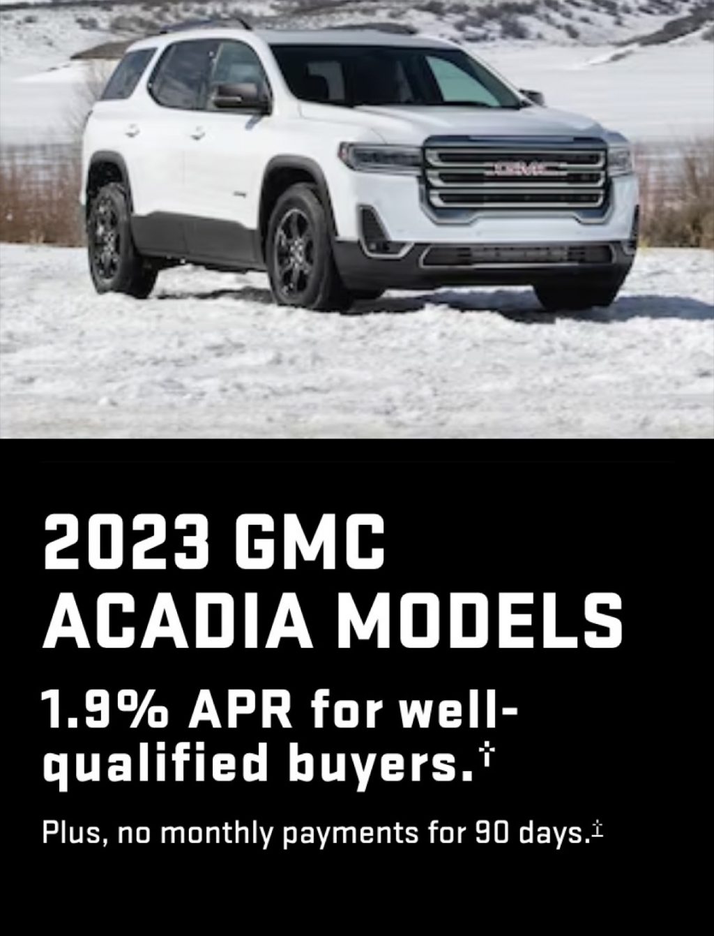 GMC Acadia Discount Reaches 3,000 In January 2024