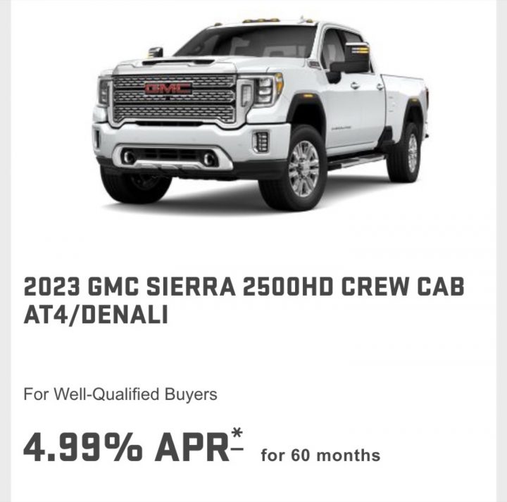 GMC Sierra HD Finance, Lease Programs Available In Jan 2024