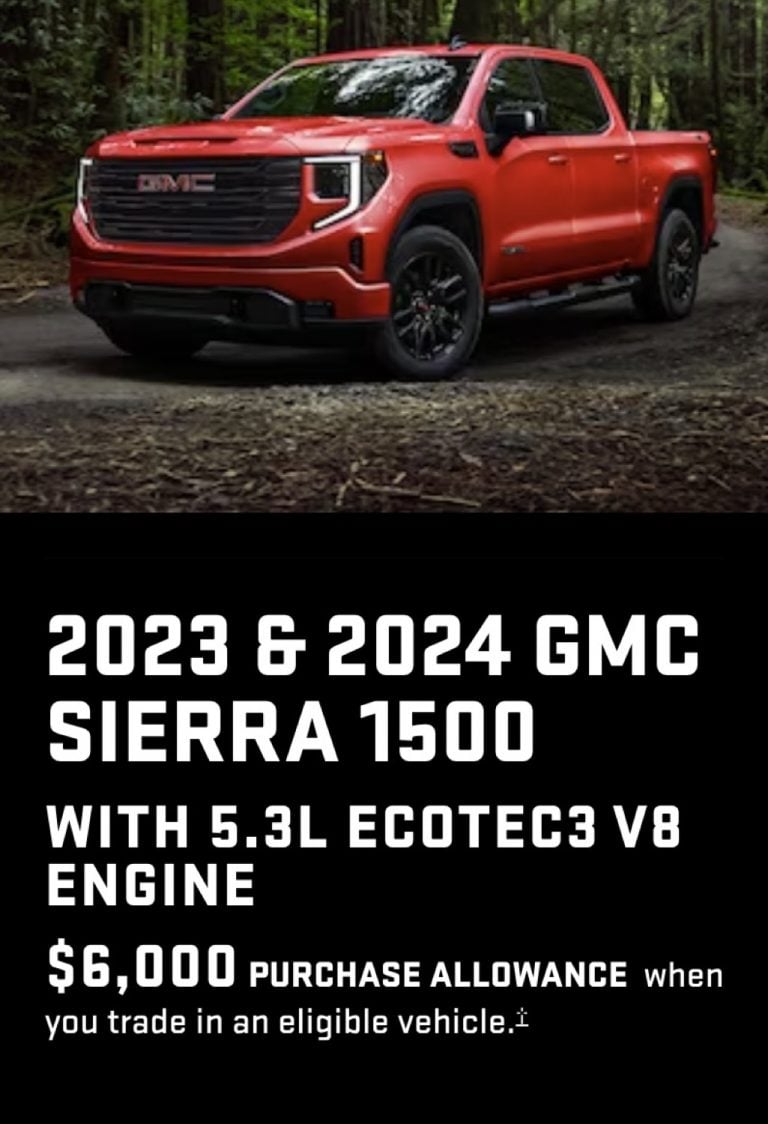 GMC Sierra Discount Reaches 8,000 In January 2024