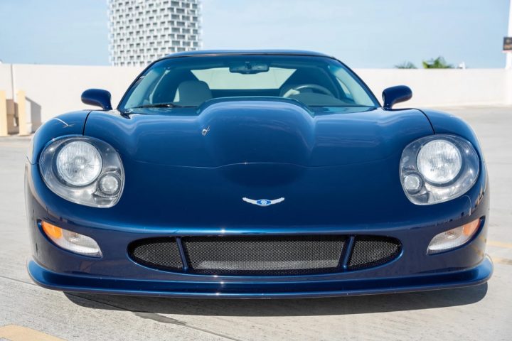The front end of a Callaway C12 Chevy Corvette Coupe offered in a new online auction.