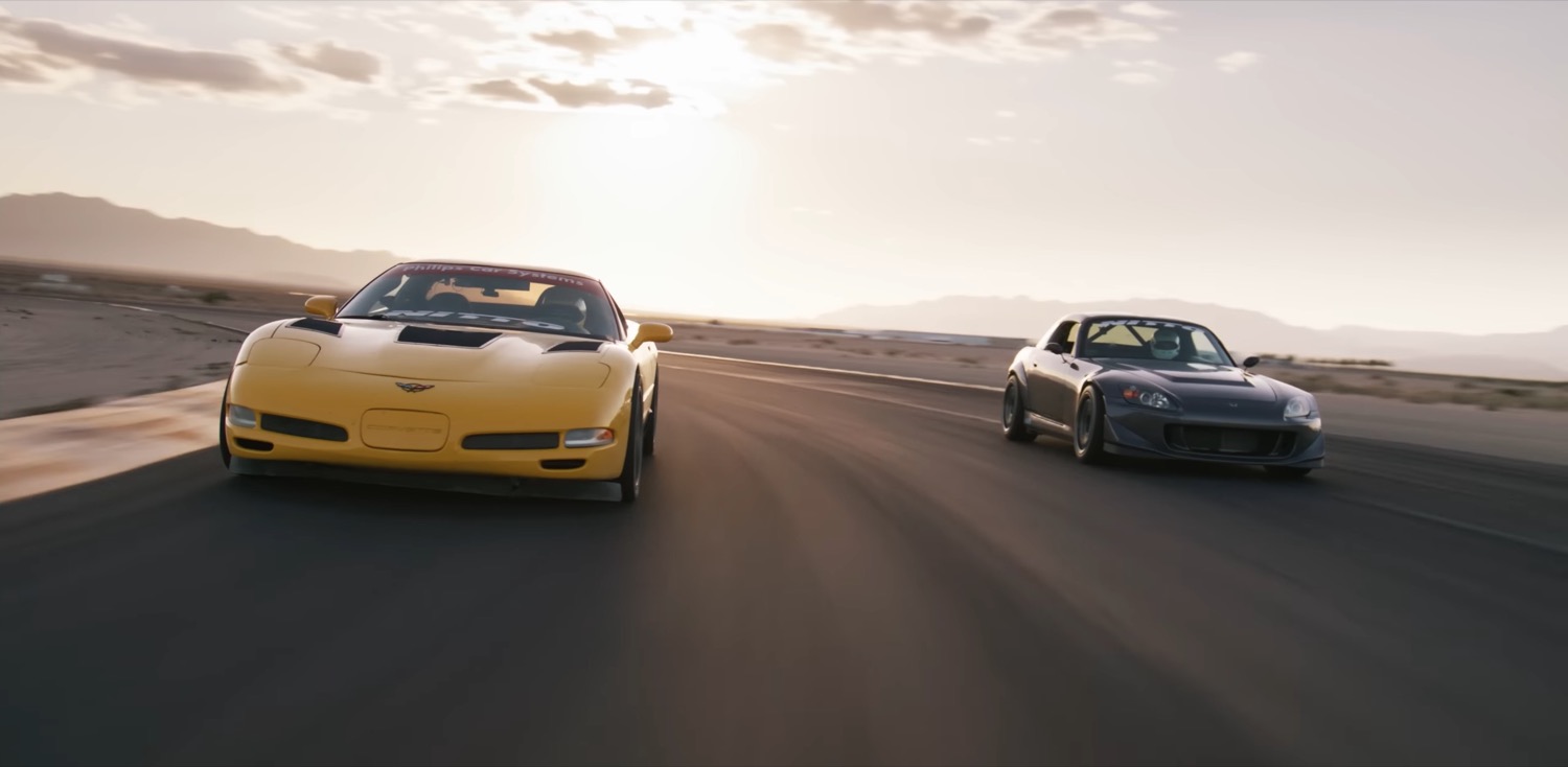 C5 Corvette Z06 Battles Honda S2000 On The Track: Video