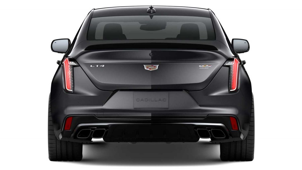 2024 Cadillac CT4-V Blackwing Black Diamond Tricoat Paint