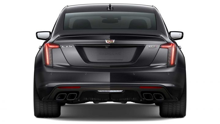 Rear view of the 2024 Cadillac CT5-V Blackwing.