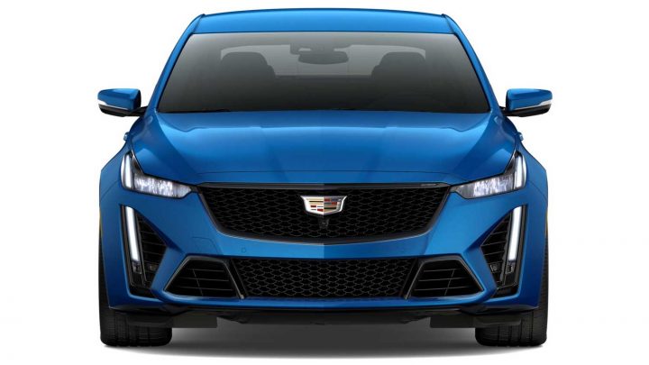 Front view of the 2024 Cadillac CT5=V Blackwing.