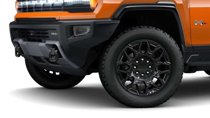 All the 2024 GMC Hummer EV SUV wheel options.