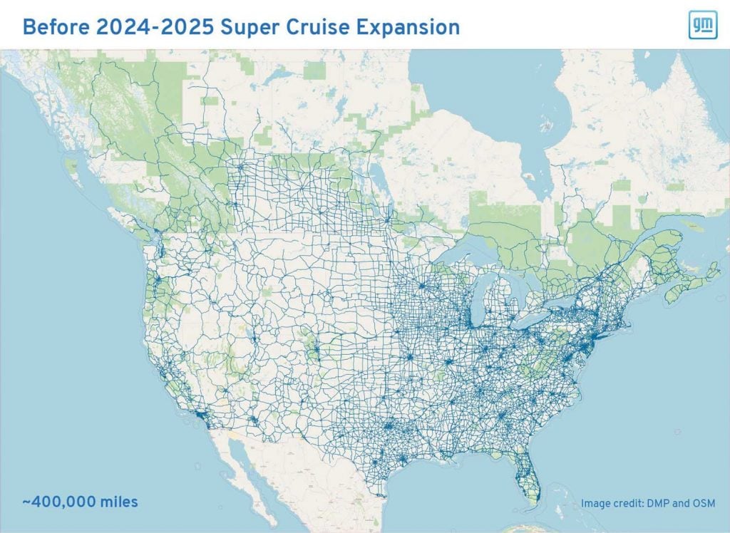 GM To Add 350,000 Miles Of Super Cruise Road Coverage