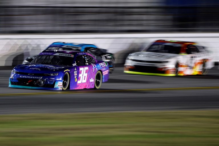 No. 21 Xfinity NASCAR Chevy Wins Daytona With Wrecked Car