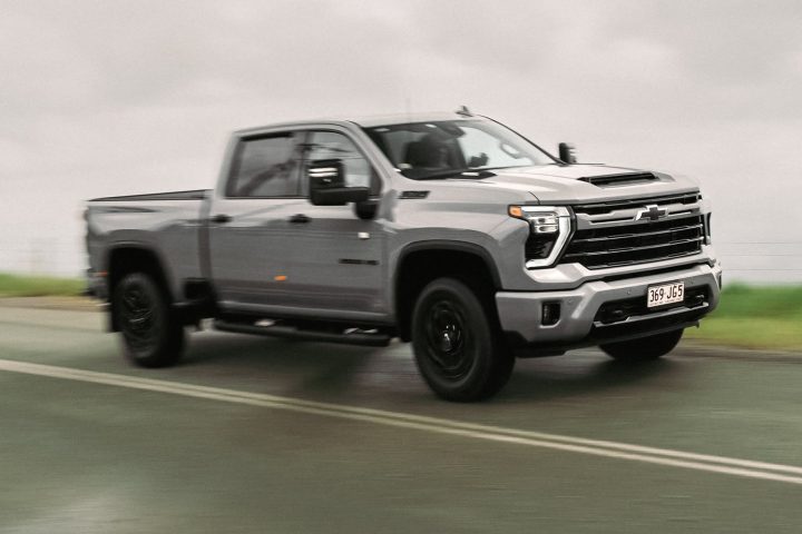The exterior of the Chevy Silverado HD.