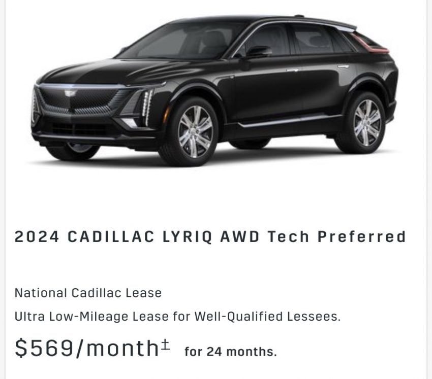 Cadillac Lyriq Lease Available In March 2024