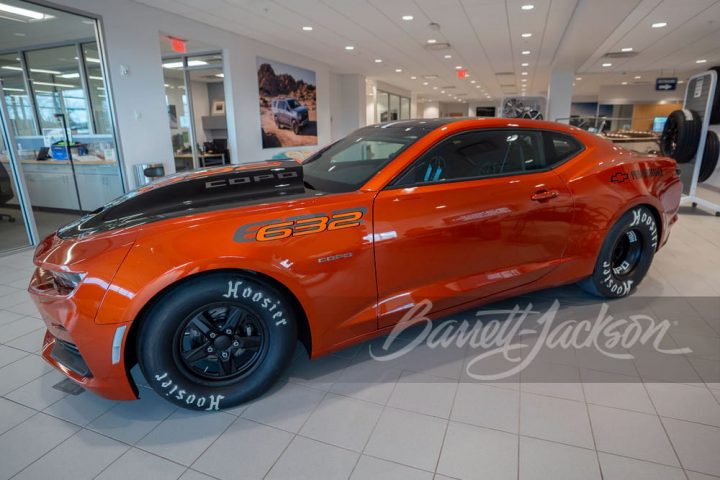 Side view of the 2023 Chevy COPO Camaro. 