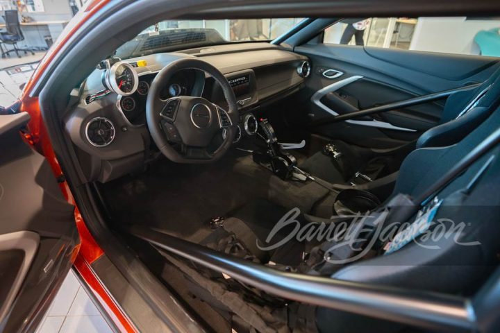 Interior view of the COPO Camaro.