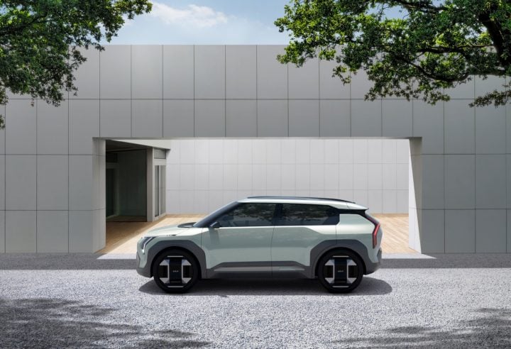 The Kia EV3 concept vehicle.