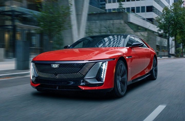 The front end of the Cadillac Celestiq.