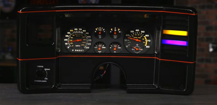 The Classic Instruments GM G-Body Gauge Cluster.