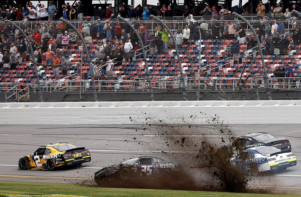 No. 2 Xfinity NASCAR Chevy Earns First Win Talladega Video