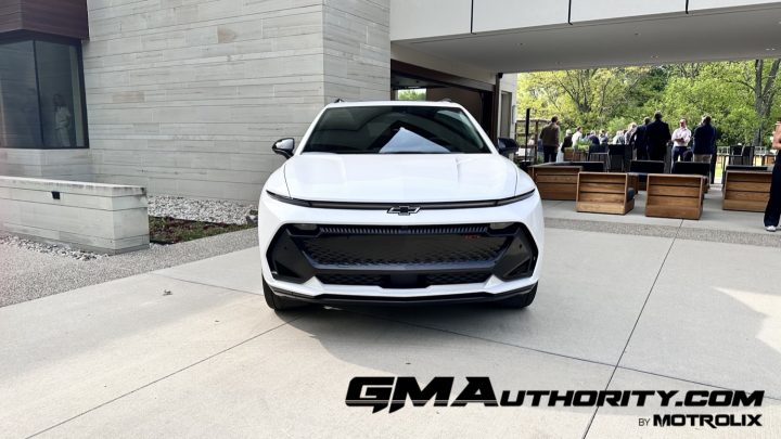 The front end of the Chevy Equinox EV.