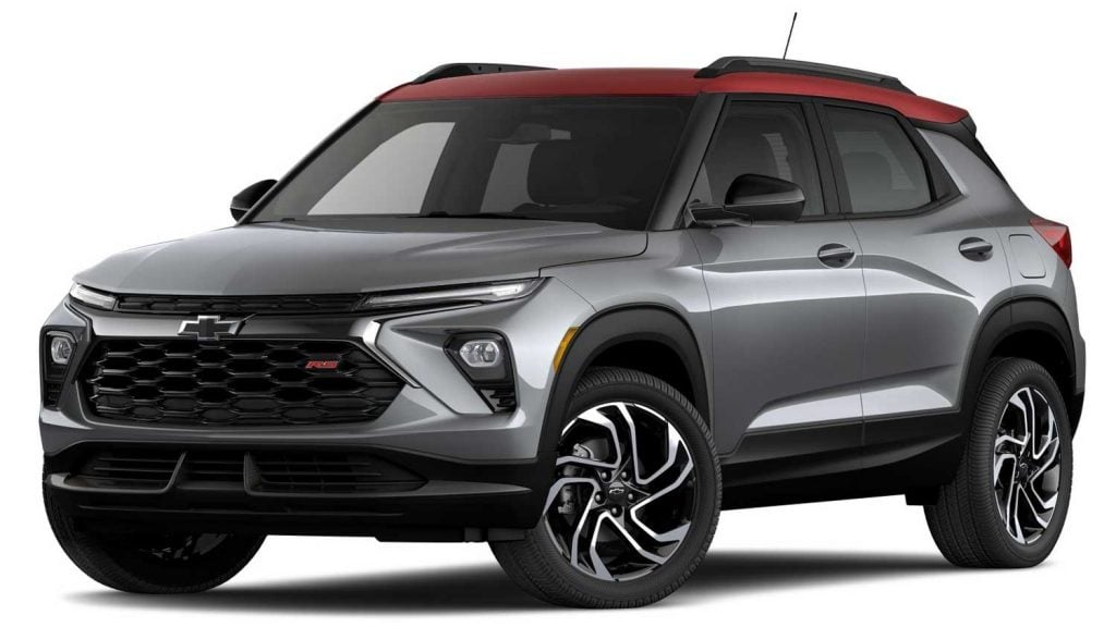 2025 Chevrolet Trailblazer – Sterling Gray Metallic GZB – Crimson ...