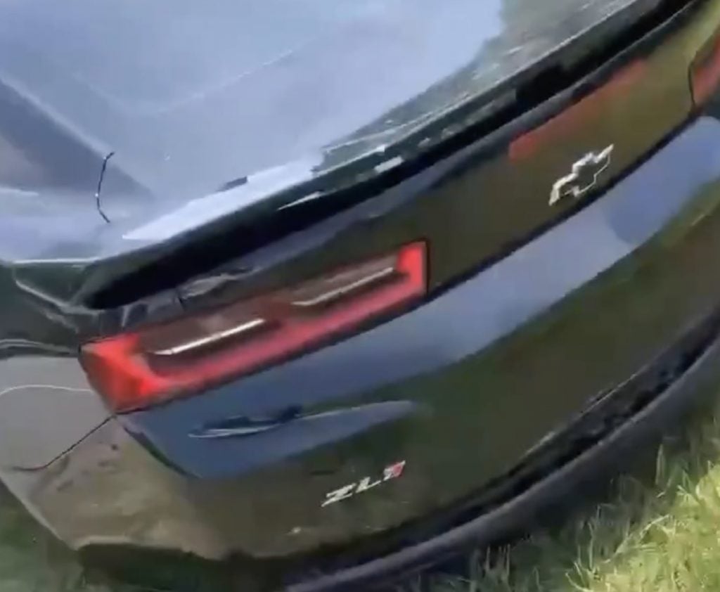 Someone Left A Chevy Camaro ZL1 Carcass By The Road: Video