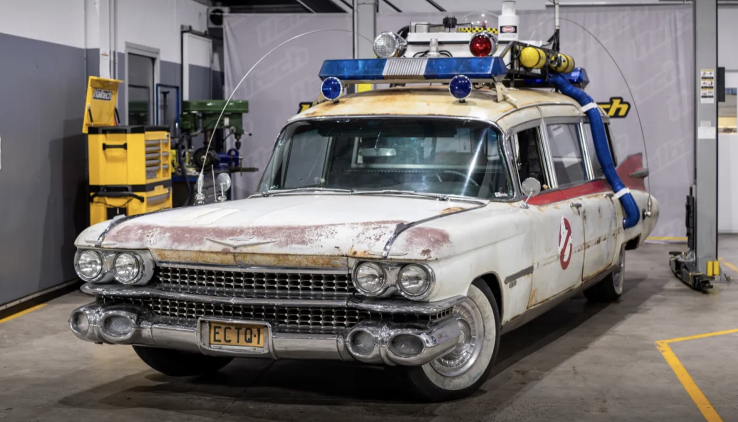 Cadillac Ecto-1 Replica Packs A Supercharged LS3 V8: Video