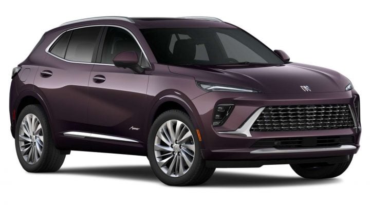 The 2025 Buick Envision in Smokey Amethyst Metallic paint.