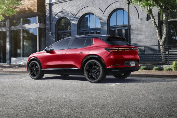 Side view of the Chevy Equinox EV.