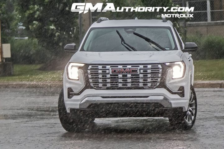 The front end of the next-gen 2025 GMC Terrain.