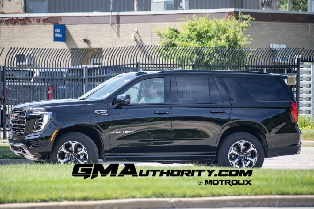 Refreshed 2025 GMC Yukon AT4 Caught Uncovered: Photos