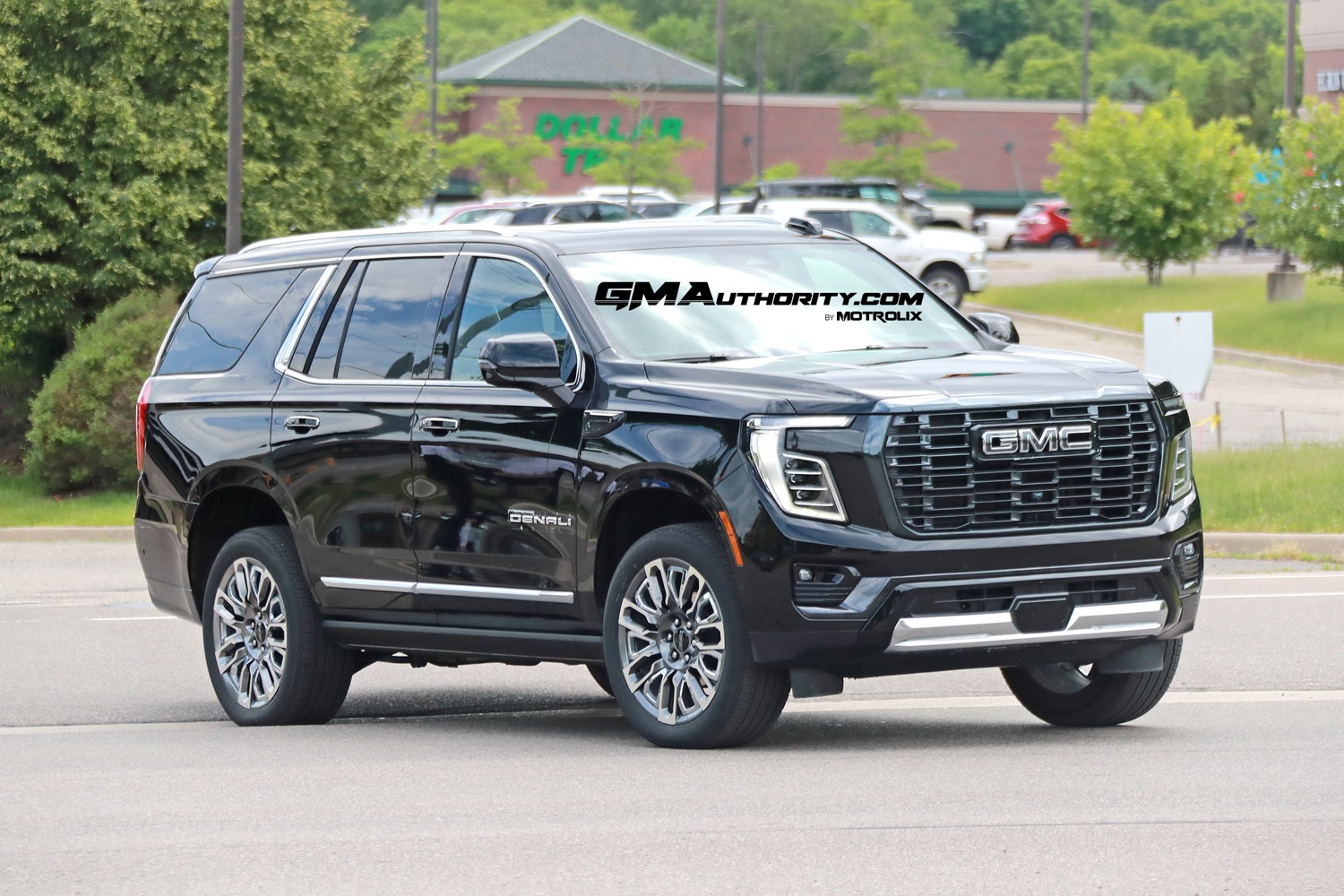 2025 GMC Yukon Denali Ultimate Prototype Spy Shots Onyx Black GBA