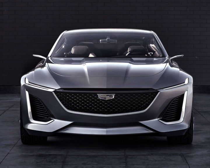 The front end of the Cadillac Expressive Coupe concept.