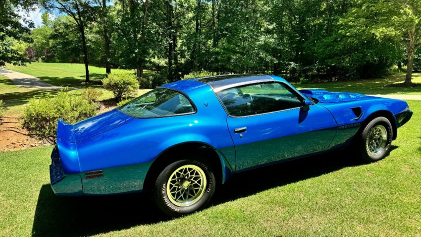 Bright Blue 1979 Pontiac Firebird Trans Am Being Auctioned