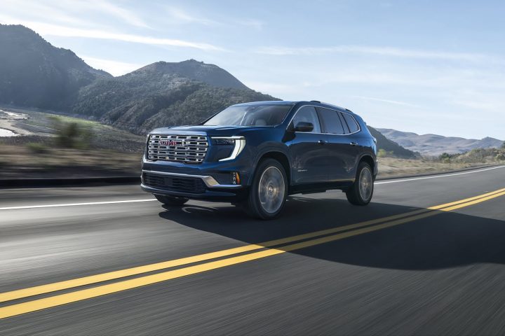 GMC sales in the United States decreased two percent to 159,585 units during Q2 2024. Shown here is the all-new next-generation GMC Acadia.