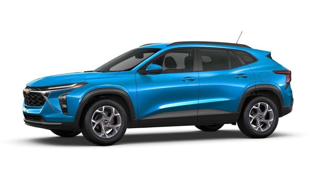 2025 Chevy Trax Gets New Marina Blue Metallic First Look