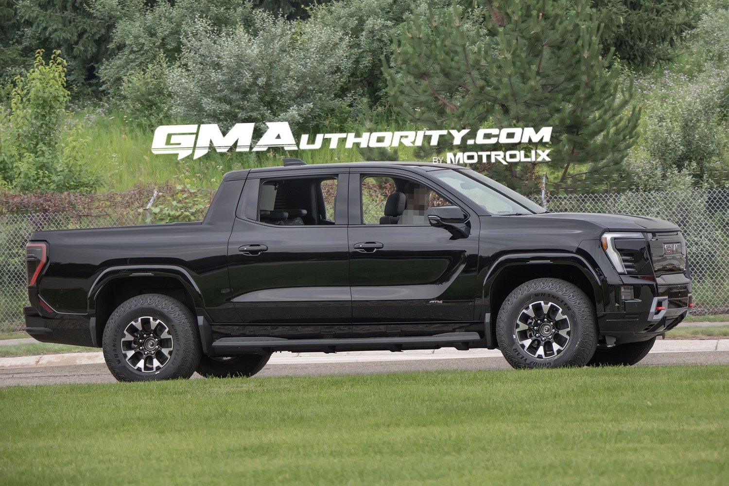 2025 GMC Sierra EV AT4 In Onyx Black: First Real-World Pics