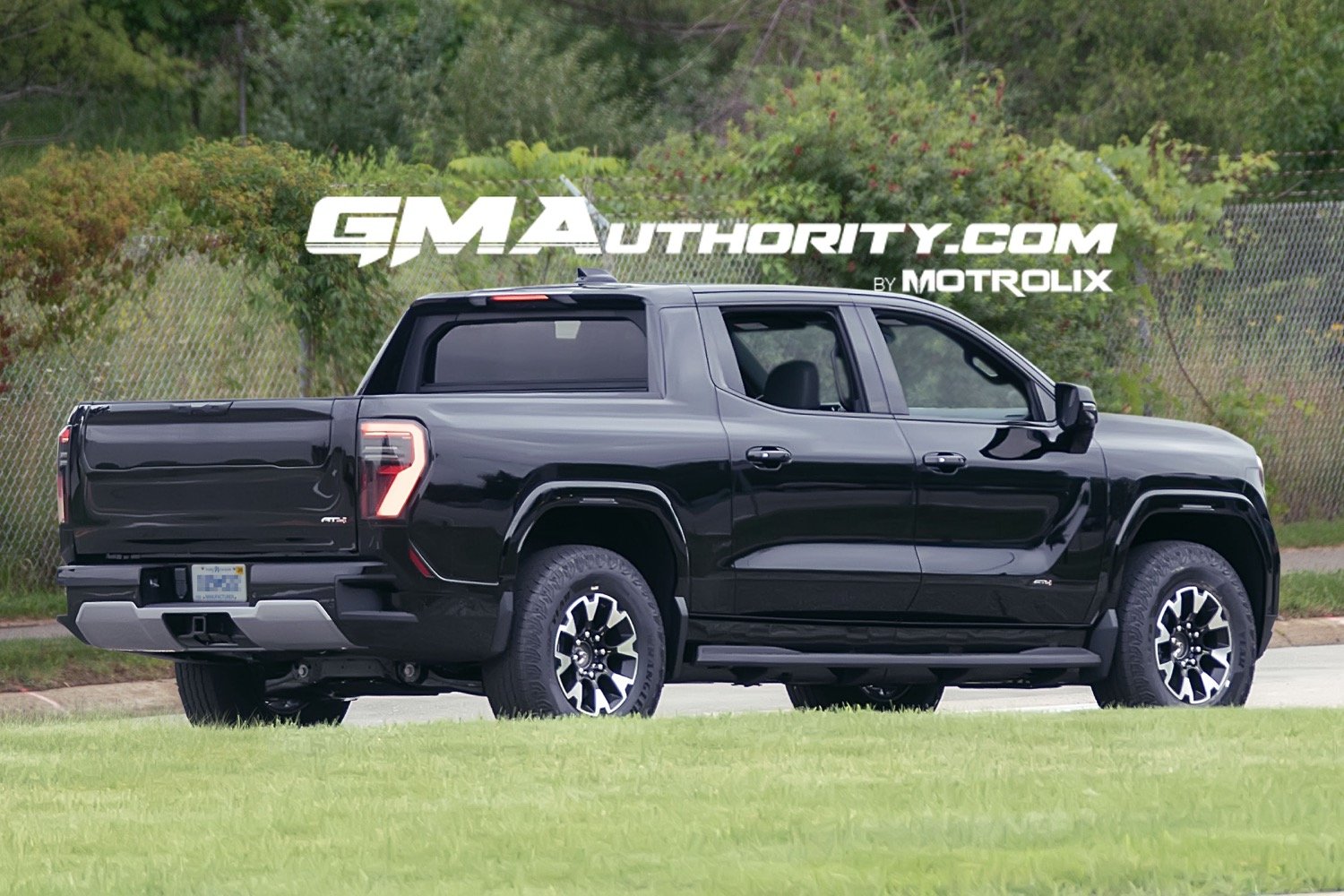 2025 GMC Sierra EV AT4 In Onyx Black: First Real-World Pics