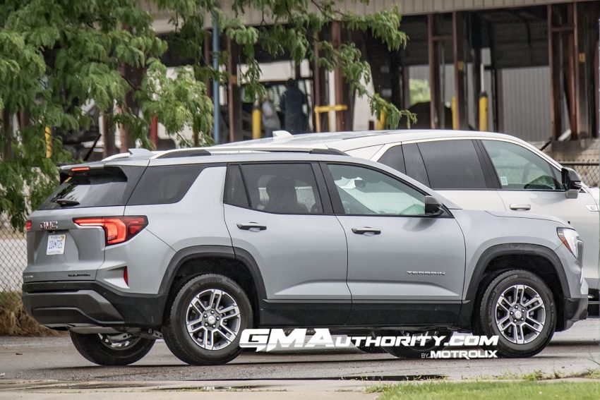 2025 GMC Terrain Elevation Prototype Spy Shots No Camo July 2024 Exterior 008 side