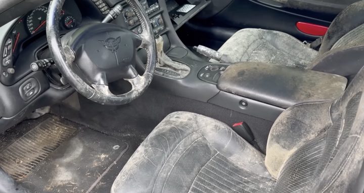 A C5 Corvette ready to be cleaned.