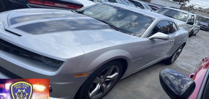 Chevy Camaro Sideshow Cars Seized By Police In Video