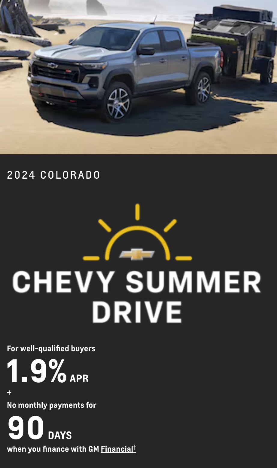 Chevy Colorado Discount LowInterest Financing In July 2024