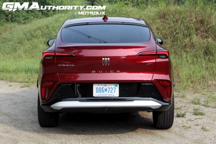 The rear end of the 2024 Buick Envista