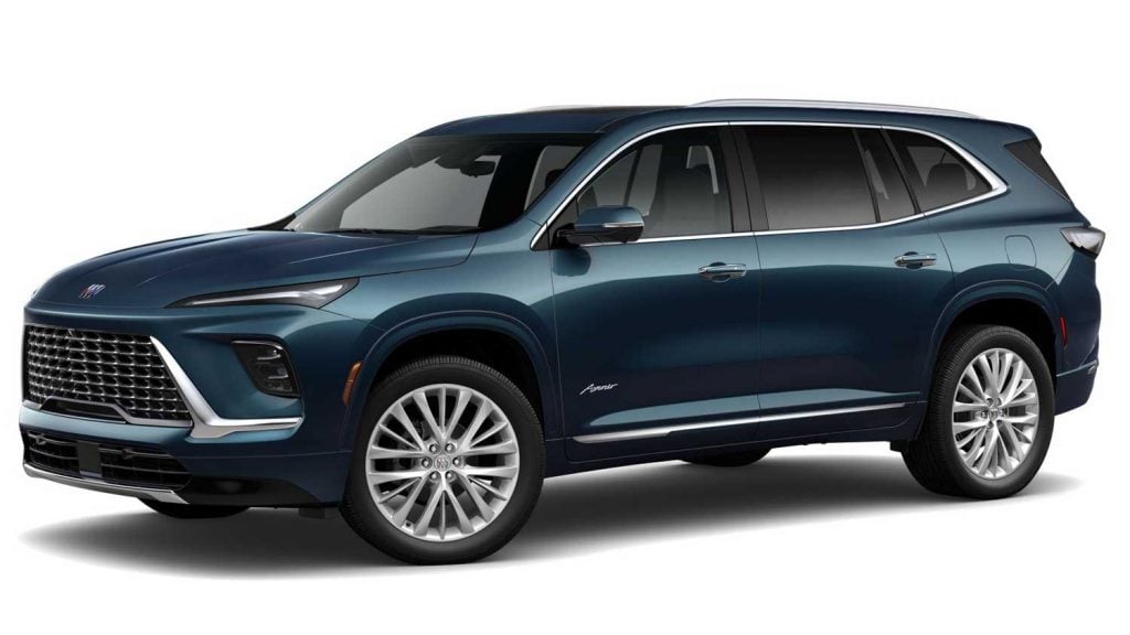 2025 Buick Enclave New Ocean Blue Metallic Color First Look