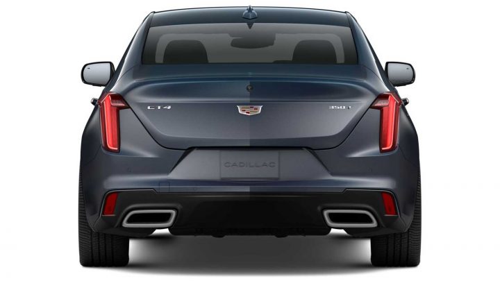 Rear view of the 2025 Cadillac CT4.