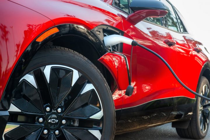 Chevy Blazer EV charging.