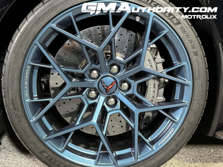 Wheel on the 2025 Corvette ZR1.