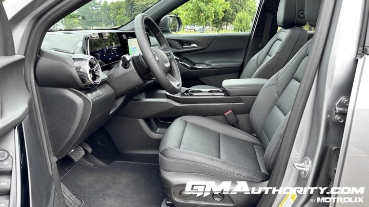 The interior of the 2025 Chevy Equinox.