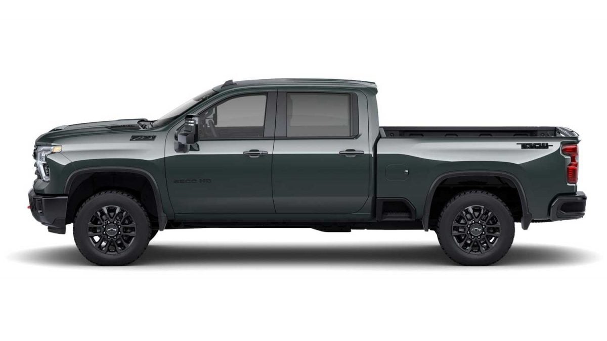 2025 Chevy Silverado HD Gets New Cypress Gray Color First Look