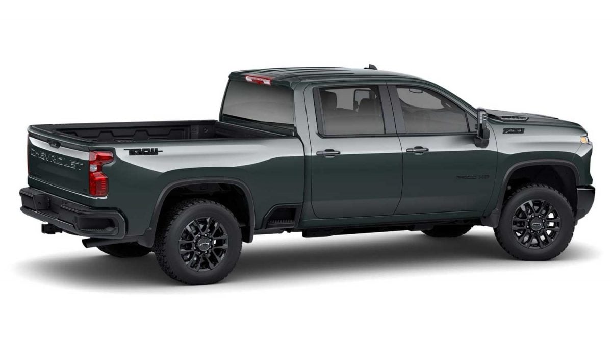 2025 Chevy Silverado HD Gets New Cypress Gray Color First Look