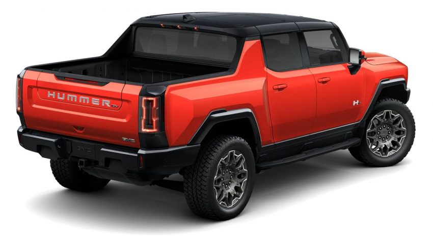 2025 GMC Hummer EV Pickup New Solar Orange Color: First Look